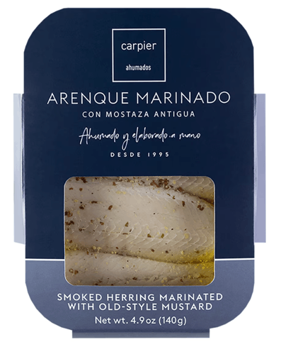 Маринований оселедець — arenque marinado (Carpier)