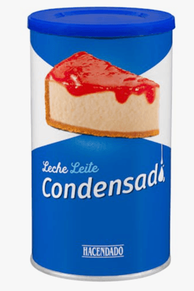 Згущене молоко — leche condensada (Hacendado, Mercadona)