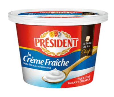 Crème fraîche марки Président (Consum)