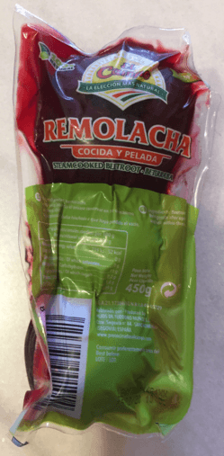 Варений очищений буряк — remolacha cocida y pelada
