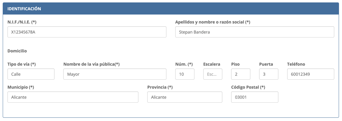 IDENTIFICACIÓN