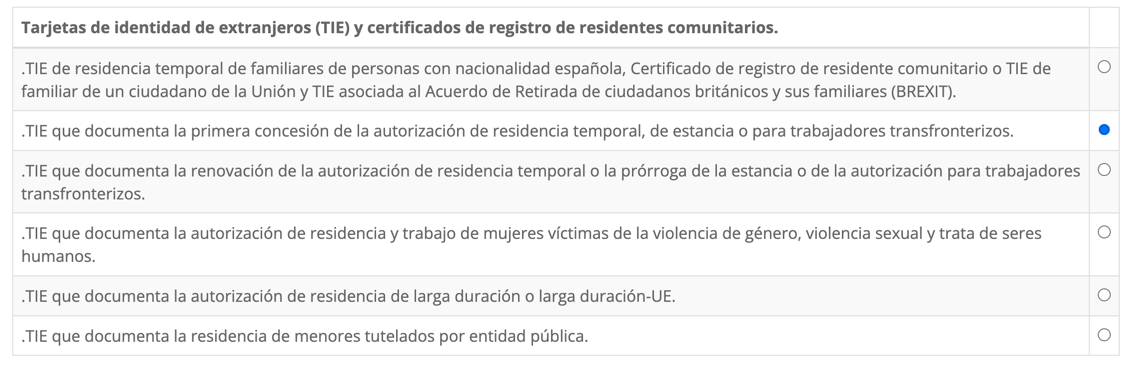 primero